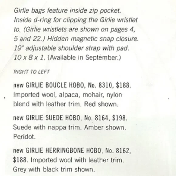 Vintage Coach Girlie Plaid Boucle Hobo -  E1K-8309 - Picture 13 of 15